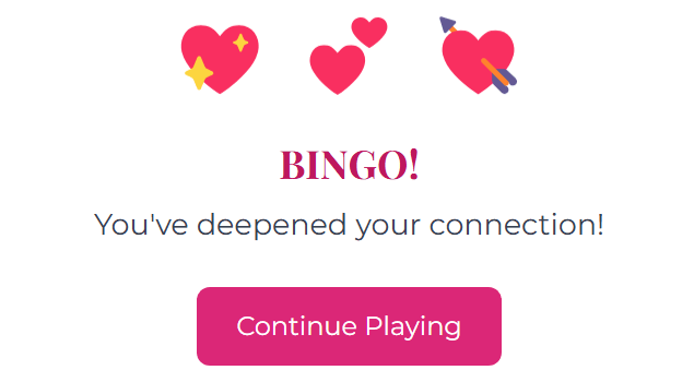 Couples Connection Bingo